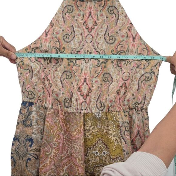 Zimmermann Freja Linen Halter Scarf Dress Size 3 - Picture 14 of 16